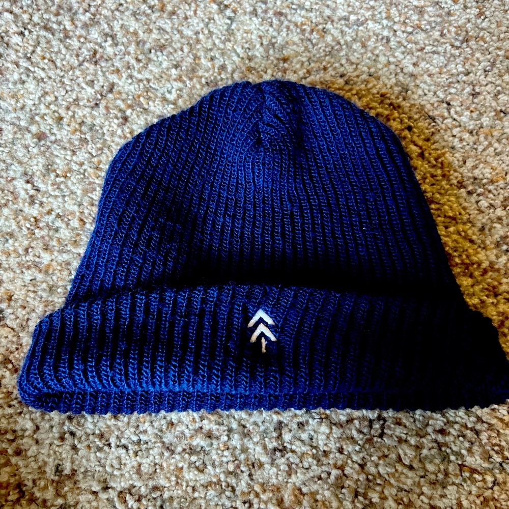 Parks Project Skull Cap Beanie in Navy Blue
